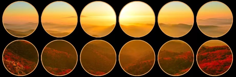 日出昆嵛红胜火 sunrise in kunyu mountain